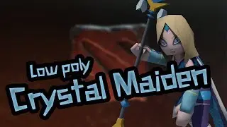 Crystal Maiden (lowpoly speed modeling )
