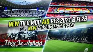 Epic Stadium Atmospheres: Complete Tifo & Mosaic Installation | FL26 & PES 2021
