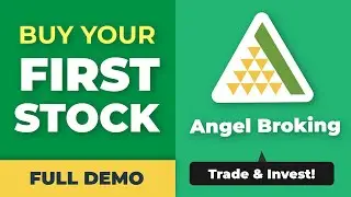 How to buy your First Stock - Using Angel Broking App - [Zero Brokerage | Free DEMAT Account]