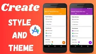 How to create Style and Theme in android kotlin || style and theme in android studio kotlin || 