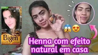 COMO FAÇO HENNA NA MINHA SOBRANCELHA SOZINHA EM CASA USANDO BIGEN