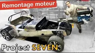 Installation du MOTEUR sur la SEVEN ! [Seven project #11]