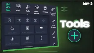 Basic TOOLS (Day-2)🔥 ALIGHT MOTION || Lesson Bell