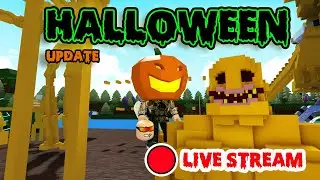 🔴 LIVE - BUILD BOAT : HALLOWEEN UPDATE [ FREE ITEM ]