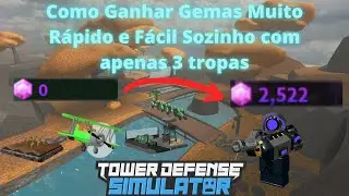 Como Ganhar Gemas Muito Rápido e Fácil sozinho com 3 tropas!