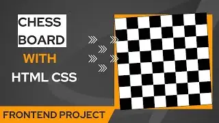 FRONTED PROJECT CHESS BOARD WITH HTML CSS ONLY