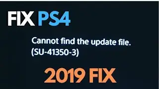 How to FIX PS4 / PS5 UPDATE ERROR (STILL WORKS 2023) SU-41350-3 or SU-42118-6
