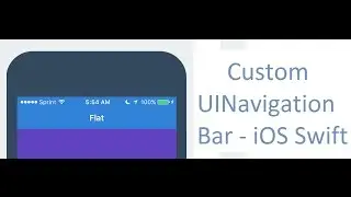Custom Navigation Bar # Part - 1