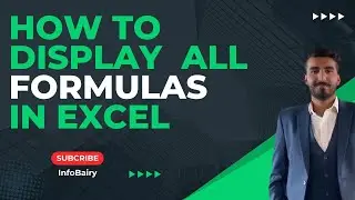 How to Display All Formulas in Excel Sheet | Reference Cells Display in Excel | Easy Tutorial