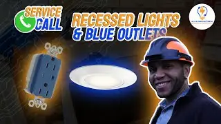Service Call: Recessed Lights & Blue GFCI Outlet Install | All In One Electrical