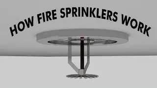 How fire sprinkler systems work (3D Animation)