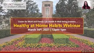 Healthy at Home Habits Webinar