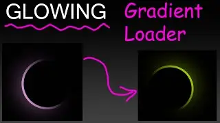 CSS3 Glowing Gradient Loader Ring Animation Effects