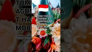 Juara 1 lomba hias tumpeng 17 Agustus #hiasankreatifcantik