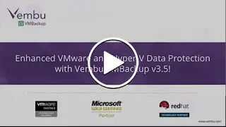 Webinar on VMware and Hyper-V Data Protection using Vembu VMBackup v3.5!