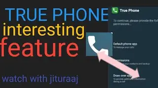 How to use true phone with talkback for blind auto speaker double tap dialling auto call recording