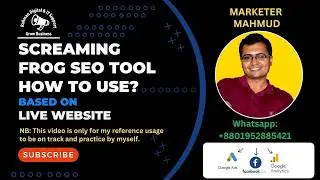 Screaming frog SEO tool how to use? screen record video for myself to use for the clients.