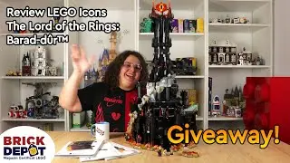 Review  LEGO Icons The Lord of the Rings: Barad-dûr™ + Giveaway