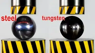 500 TON HYDRAULIC PRESS VS VERY HARD OBJECTS