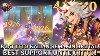 Support Yang Bisa Membuat Arataki Itto Semakin Brutal! | Genshin Impact Indonesia