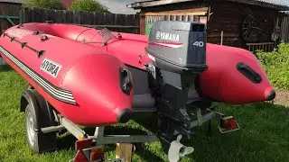 YAMAHA 40 VEoS (boat hydra 450 ndnd) running-in part 1