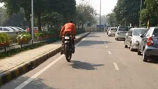 Bike Stunt By - RAHUL KATARIA (Part - 1)