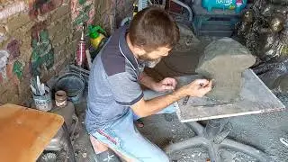 садовая фигурка гриба своими руками