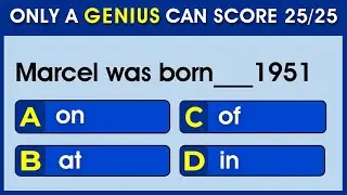 Mixed English Grammar Quiz~Test