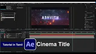 How to Create Movie Titles | Create Cinematic Movie Title in After Effects | After Effects Tutorial