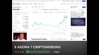 Altcoin Season Acabou. Criptomoedas