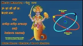 KETU केत NAVAGRAHA BEEJ MANTRA & ROOT CHAKRA TO SOLVE MYSTERIES IN LIFE, FOR HEALING & HIDDEN WEALTH