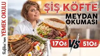 BÜTÇE DOSTU; 510₺ ⚔️ 170₺ 🫰15 Dakikada Evde Daha Ucuz ve Hızlı Şiş Köfte Tarifi 🍢