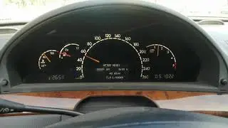 Mercedes w220 om613 + 7G 722.9 первый мини обзор. Расход