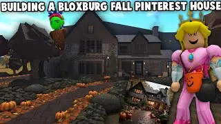 BUILDING my NIECE a FALL PINTEREST HOUSE in BLOXBURG...
