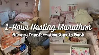 1 Hour of Nesting: Nursery Transformation Start to Finish 