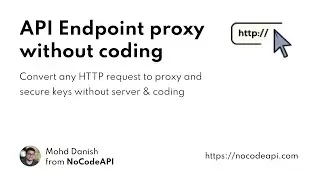 Setup API proxy without coding 