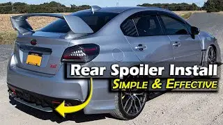 How to Install Rear Under Spoiler | STI Body Kit |