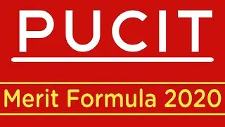 PUCIT aggregate calculation formula | How to calculate merit aggregate for PUCIT | PUCIT admission