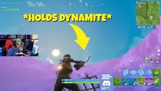 NINJA'S 500 IQ *DYNAMITE* PLAY (Fortnite: Battle Royale Funny Moments/Fails)