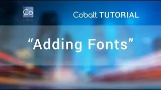 Adding Fonts to Slide