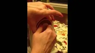 Loading the bobbin