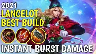 LANCELOT BEST BUILD 2021 | TOP 1 GLOBAL LANCELOT BUILD GUIDE | LANCELOT GAMEPLAY - MLBB
