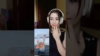 Crazy Ice girl 🥶 #reactionvideo