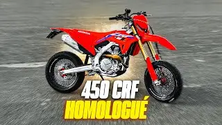 J'ai acheté un 450 CRF SUPERMOTARD HOMOLOGUÉ !