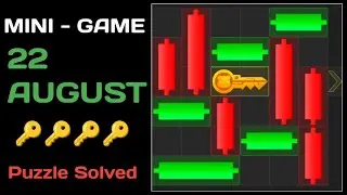 Hamster kombat mini game today 22 August | mini game hamster Kombat | daily combo | daily cipher cod