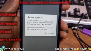 How to remove the Google account (FRP) on all 