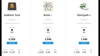 sublime text vs atom vs notepad ++ text editors comparison
