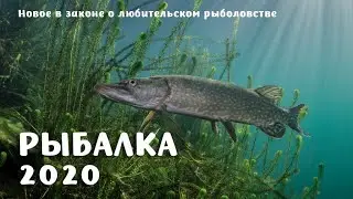 Новые правила рыбалки с 2020 года