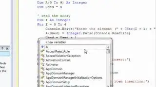 Programming 05-How to insert an item into an array