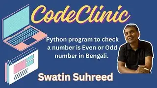 A Python program to check a number is Even or Odd in Bengali.